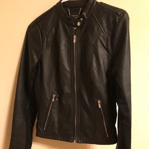 Express leather jacket size small never worn
